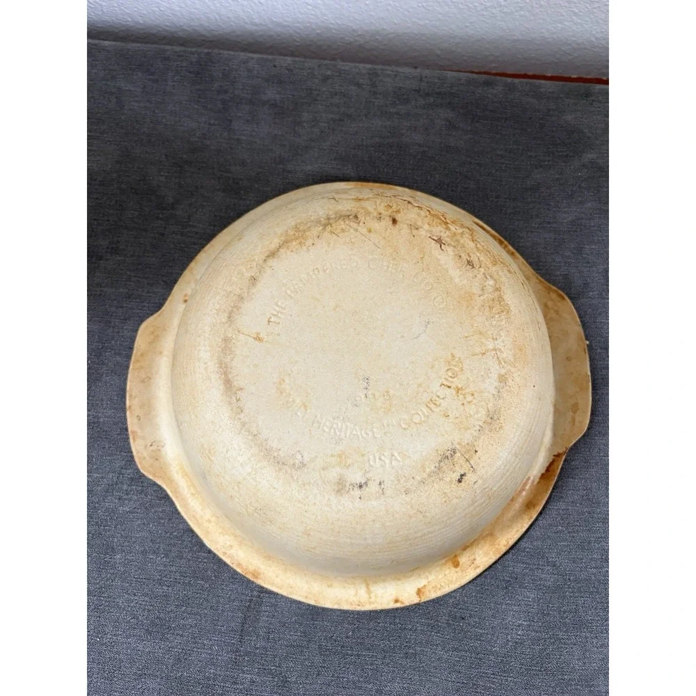 Pampered Chef Family Heritage Collection 1450 Stoneware Baking Bowl 12